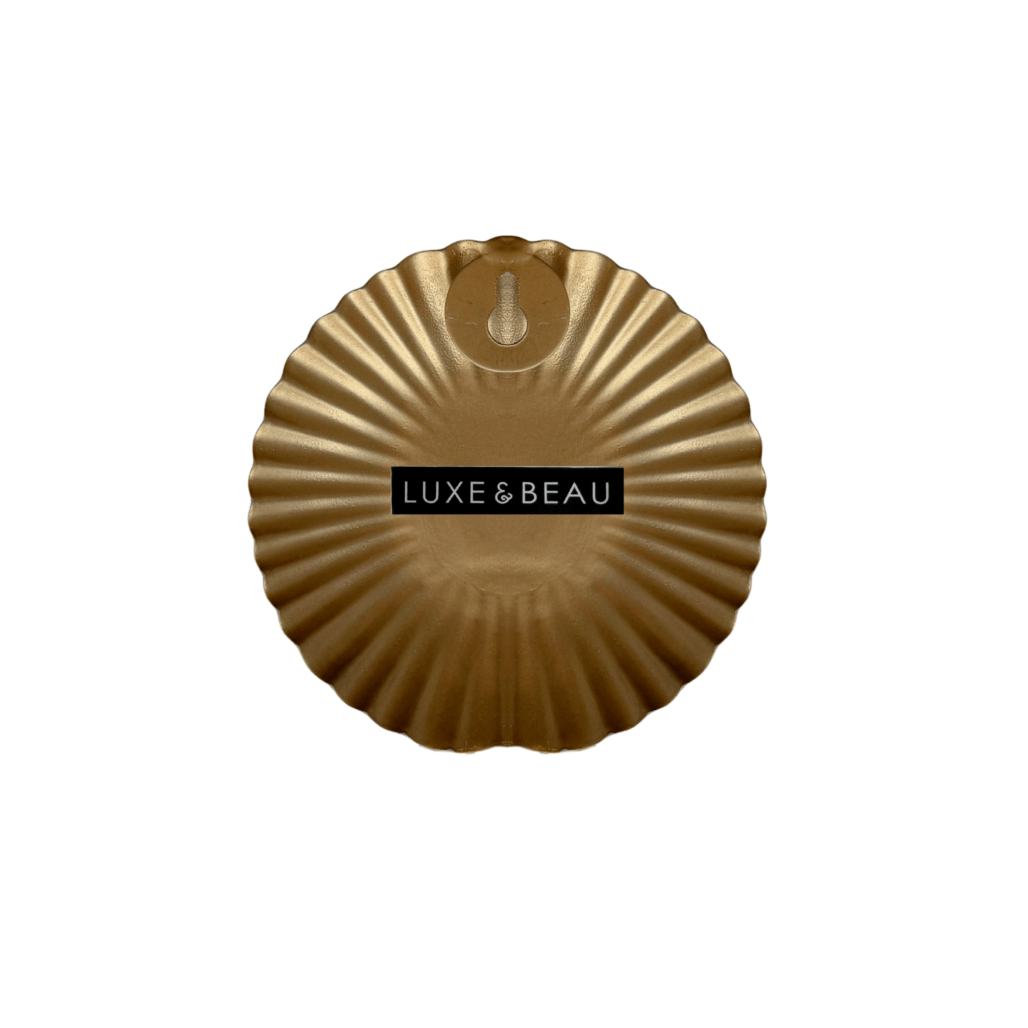 Audrey Sky Blue and Cream Ruffle Shade and La Fleur Antique Gold Wall Sconce - LUXE AND BEAU