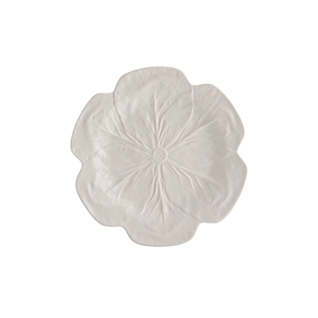 Buy Luxe Cushions & Linens - White Cabbage Side Plate - By Luxe & Beau Designs 