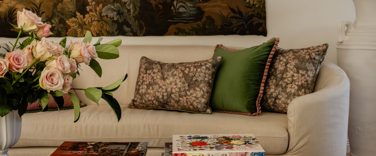 cushion covers arranged in the home for beautiful living