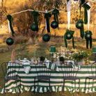 Large Green Velvet Bow - LUXE AND BEAU