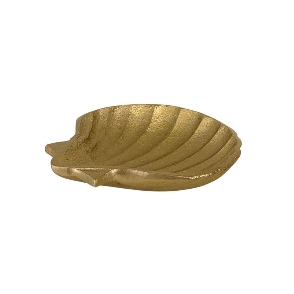 Buy Luxe Cushions & Linens - Gold Clam Dish - By Luxe & Beau Designs 