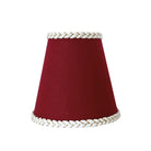 Rouge Braided Trim Lamp Shade - LUXE AND BEAU
