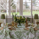 Verdant Green Fruit Toile Table Cloth - LUXE AND BEAU