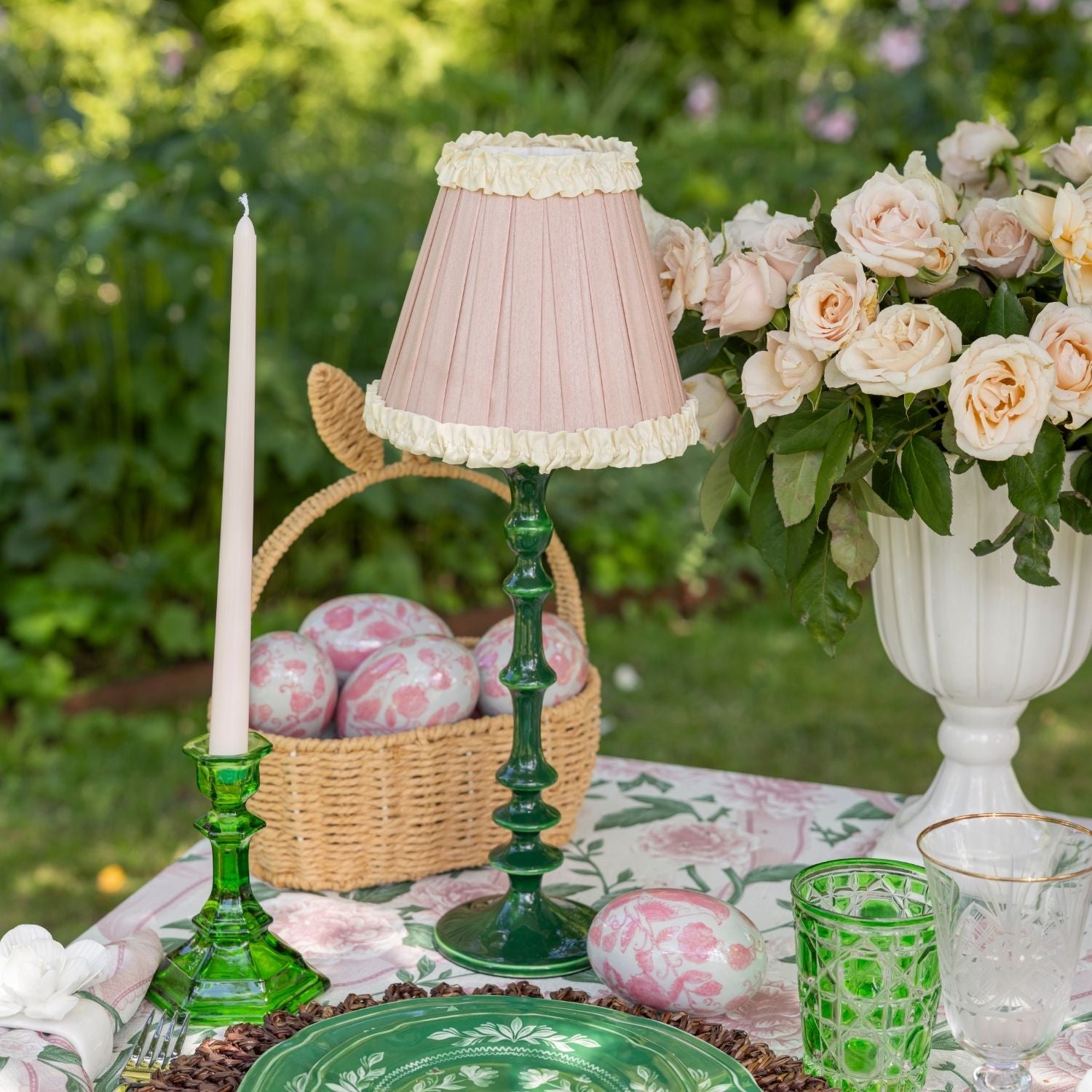 Verdant Green Lamp Base - LUXE AND BEAU