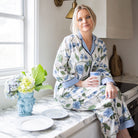 Buy Luxe Cushions & Linens - Georgie Blue Floral Pyjama Set - By Luxe & Beau Designs 