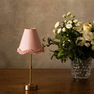 Blush Scallop Ruffle Lamp Shade - LUXE AND BEAU