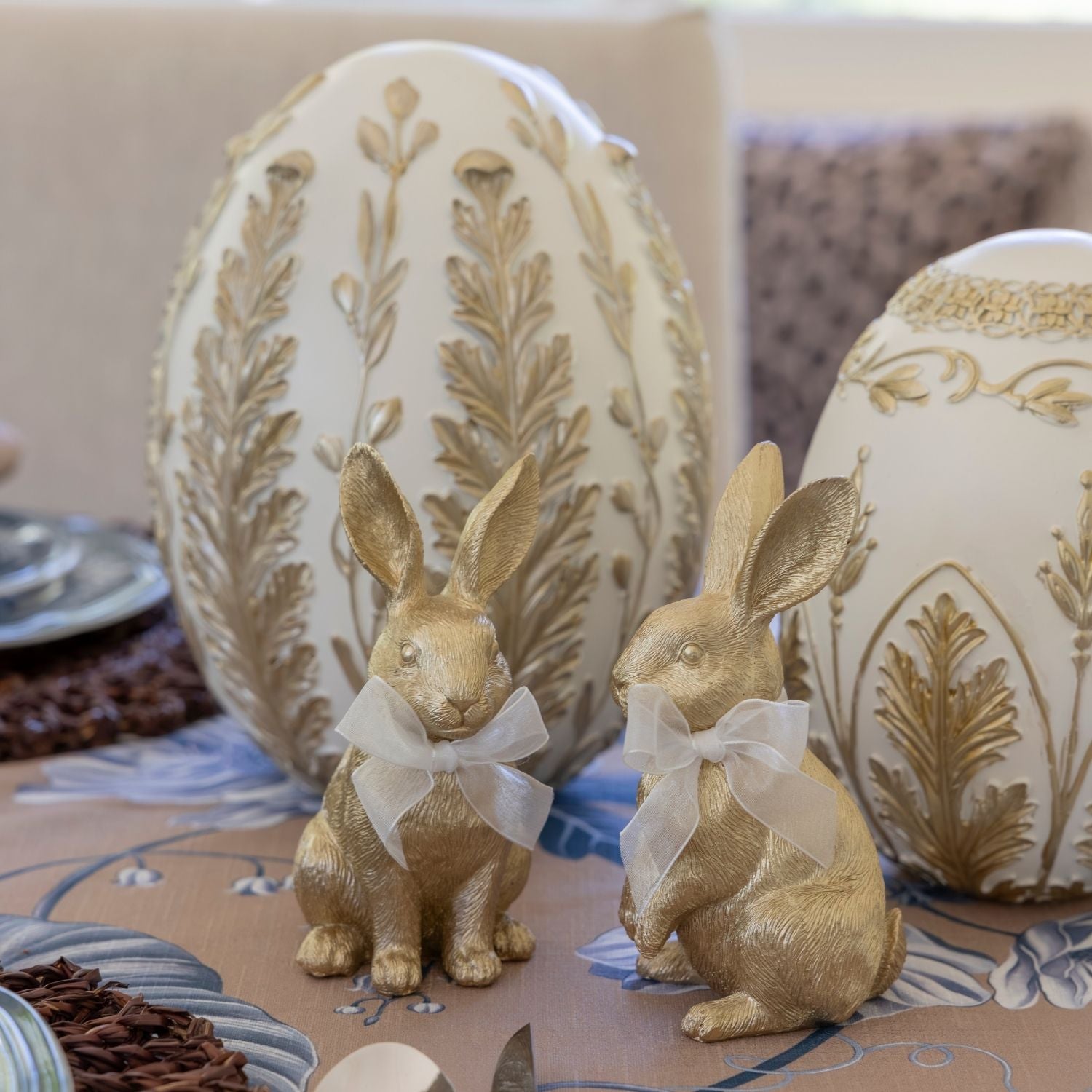 Gold Bunnies (Set Of 2) - LUXE AND BEAU