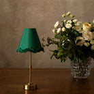 Emerald Scallop Ruffle Lamp Shade - LUXE AND BEAU