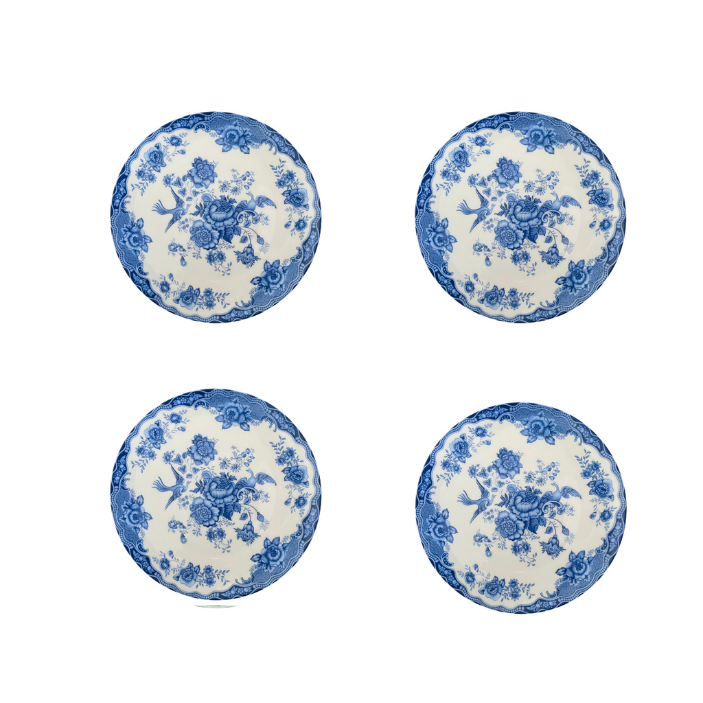 Buy Luxe Cushions & Linens - Chinoiserie Side Plate (Set Of 4) - By Luxe & Beau Designs 