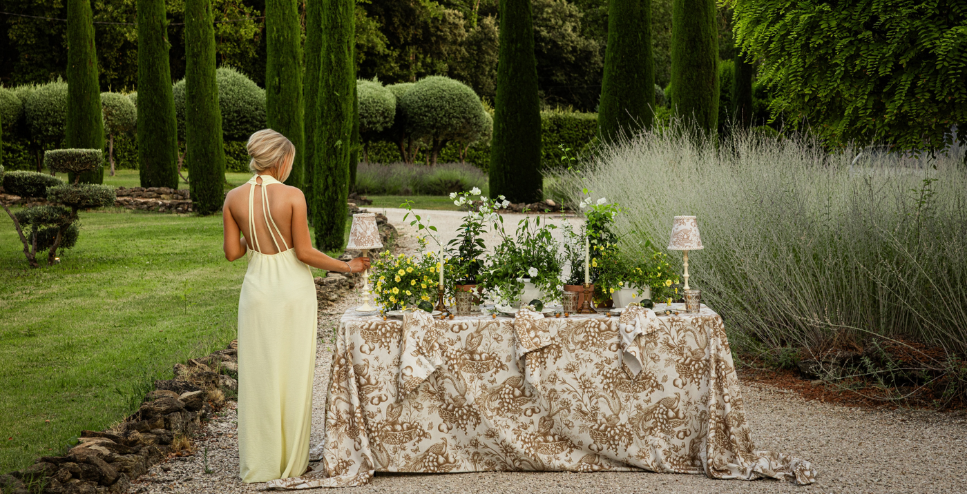 A Luxe and Beau table set for a wedding