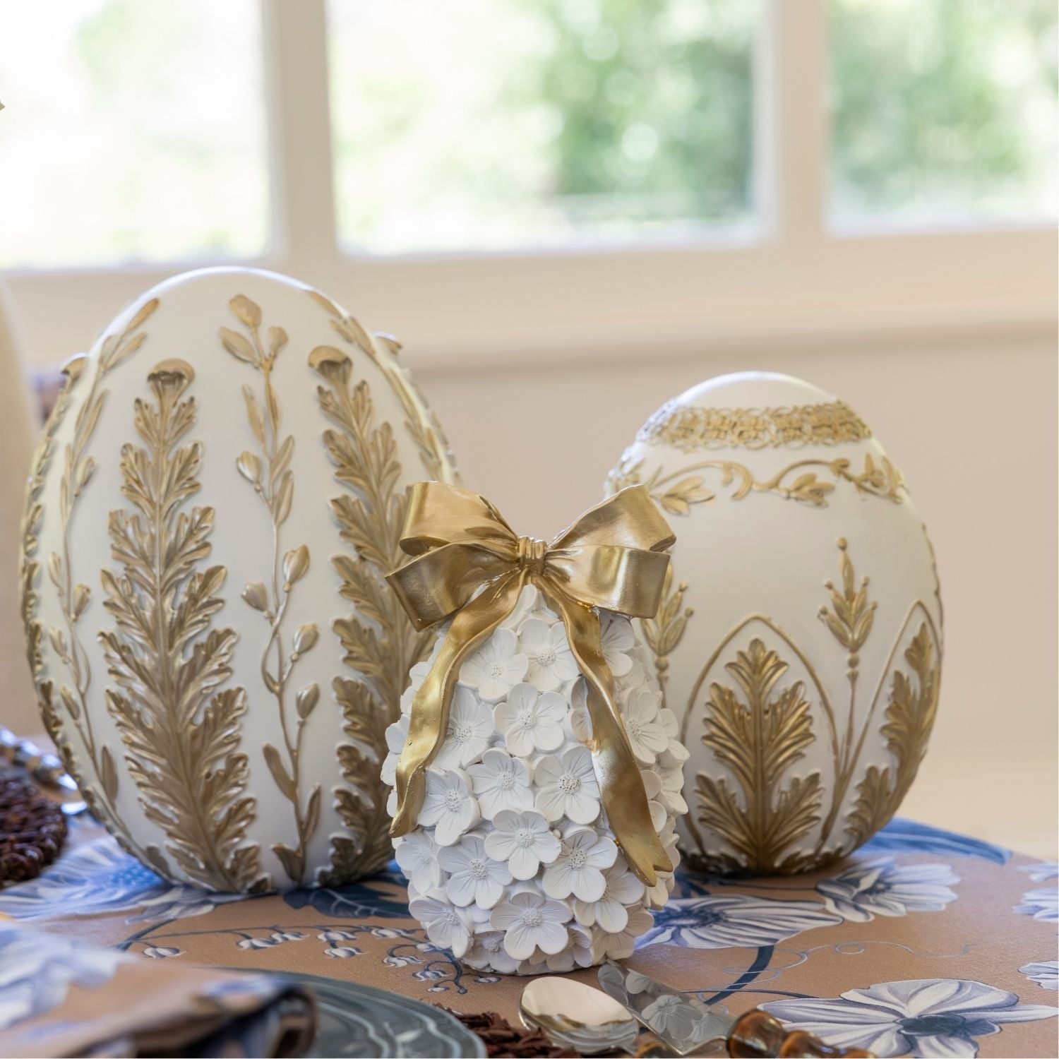 Bow & Daisy Egg (Set of 2) - LUXE AND BEAU