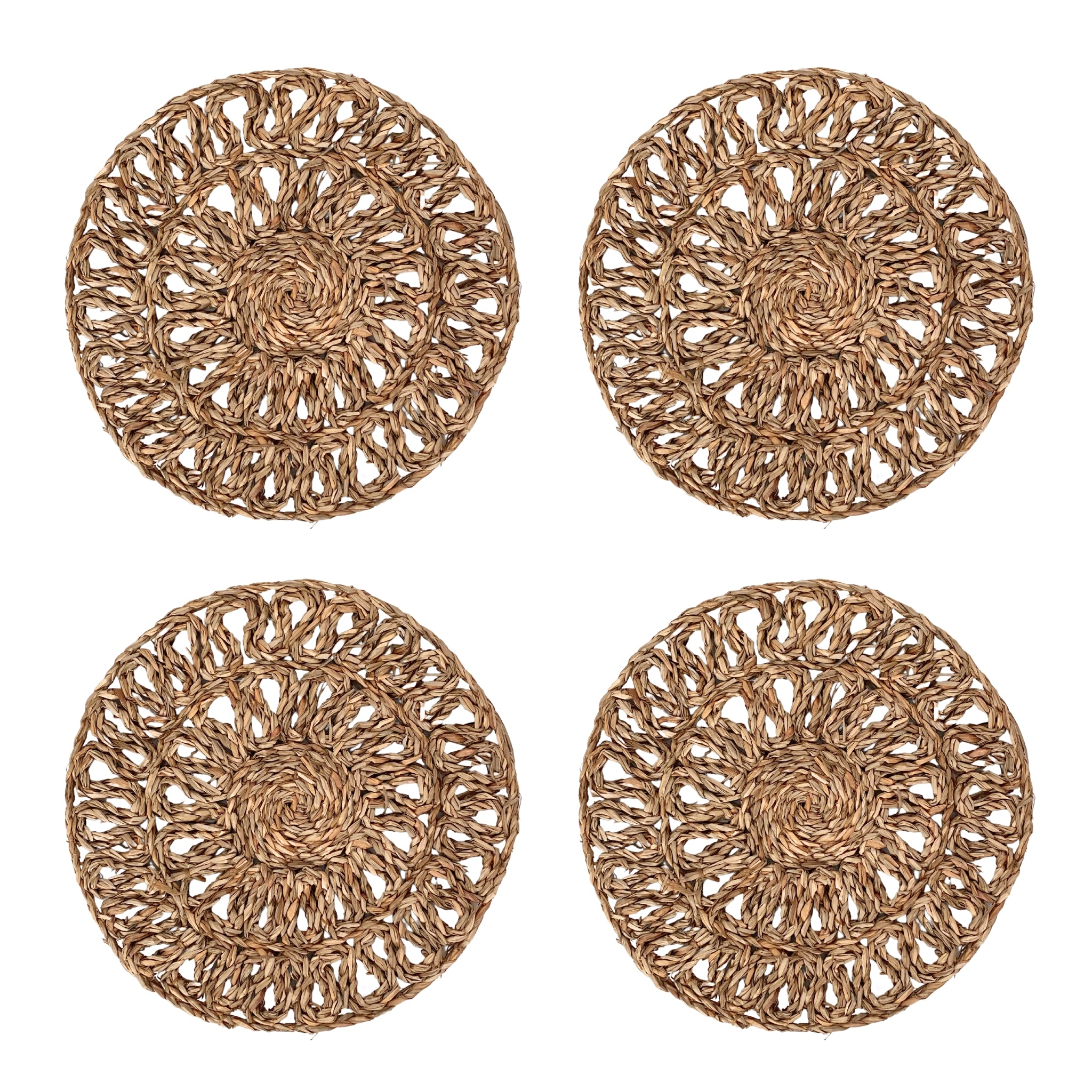 Seagrass Daisy Placemat (Set of 4) - LUXE AND BEAU