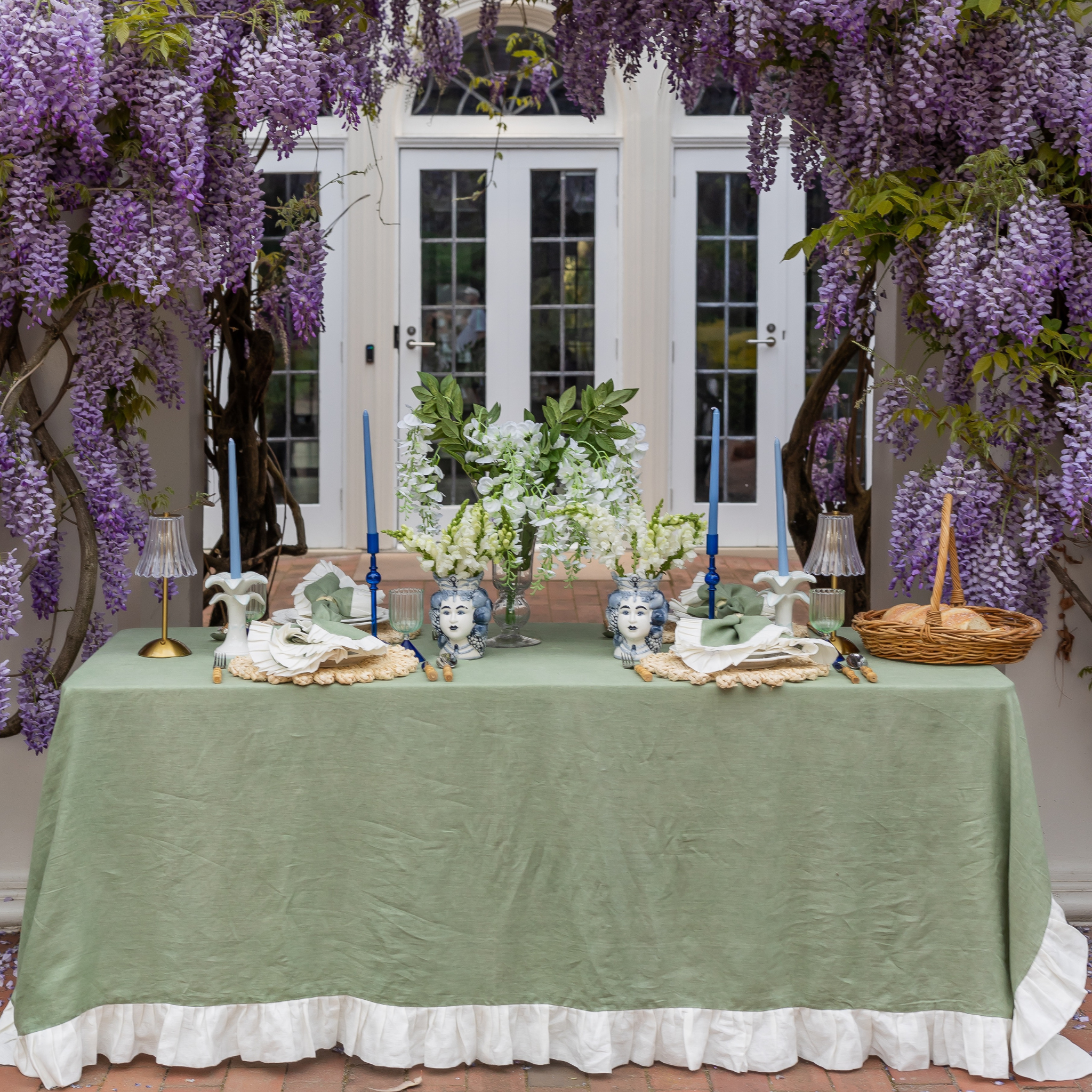 White Cabbage Dinner Plate - LUXE AND BEAU