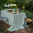 Green Stripe Napkin (Set of 4) - LUXE AND BEAU