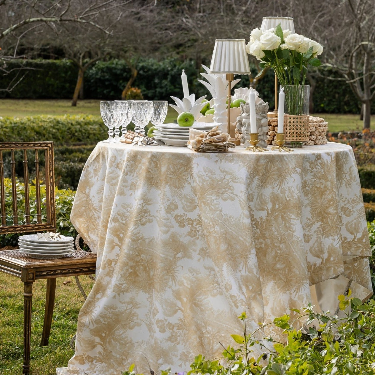 Avignon Toile Napkin Set (Set of 4) - LUXE AND BEAU