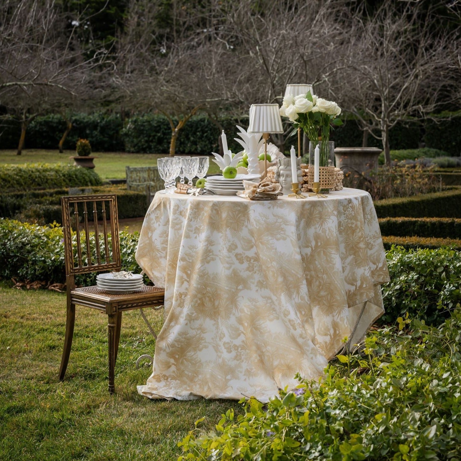 Avignon Toile Napkin Set (Set of 4) - LUXE AND BEAU