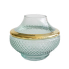Aquamarine And Gold Vase - LUXE AND BEAU