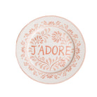 J'adore Blush Dinner Plate - LUXE AND BEAU