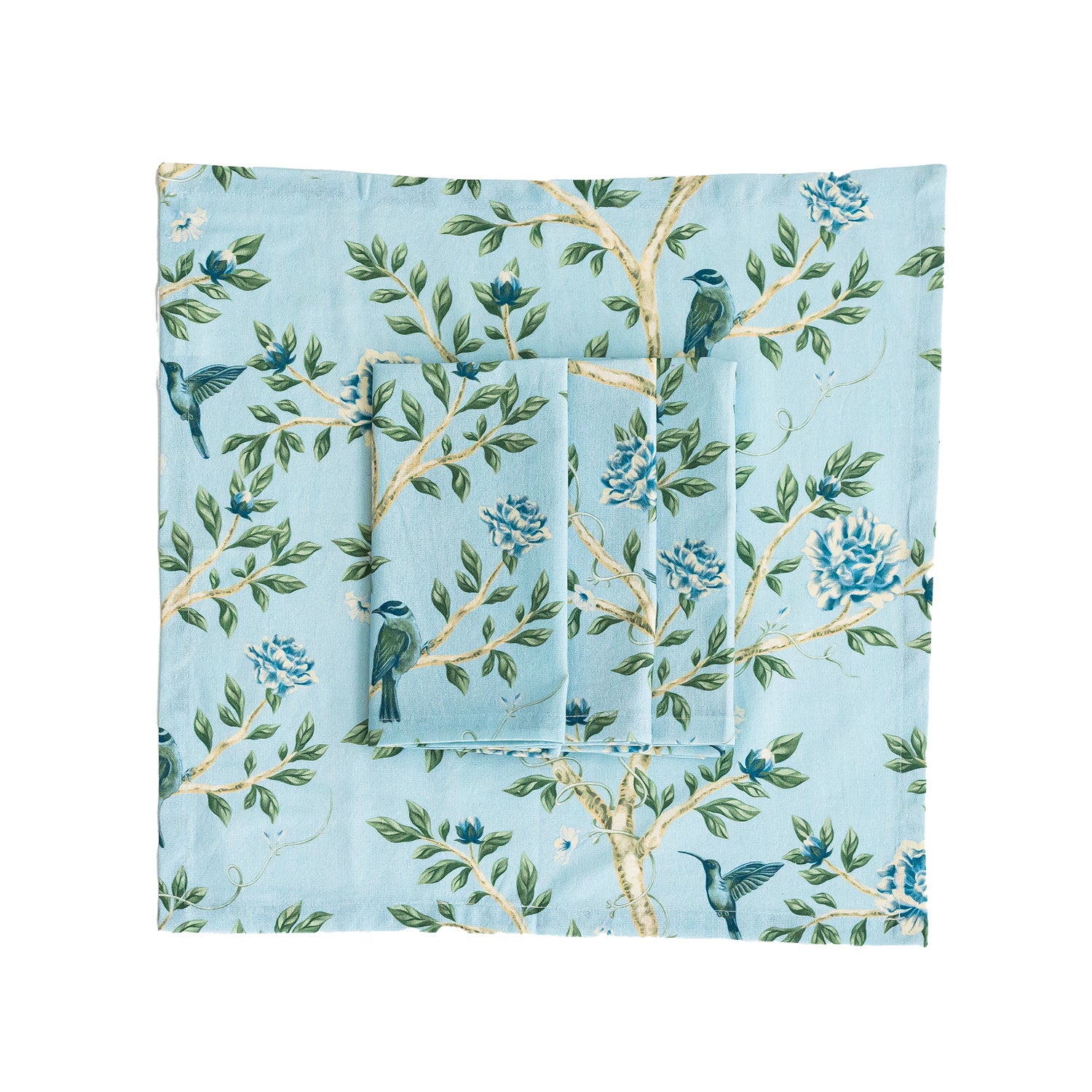 Shirley Chinoiserie Blue Napkin (Set of 4) - LUXE AND BEAU