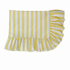 Yellow Ruffle Stripe Table Cloth - LUXE AND BEAU