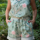 Green Shirley Cami Pyjama Set - LUXE AND BEAU