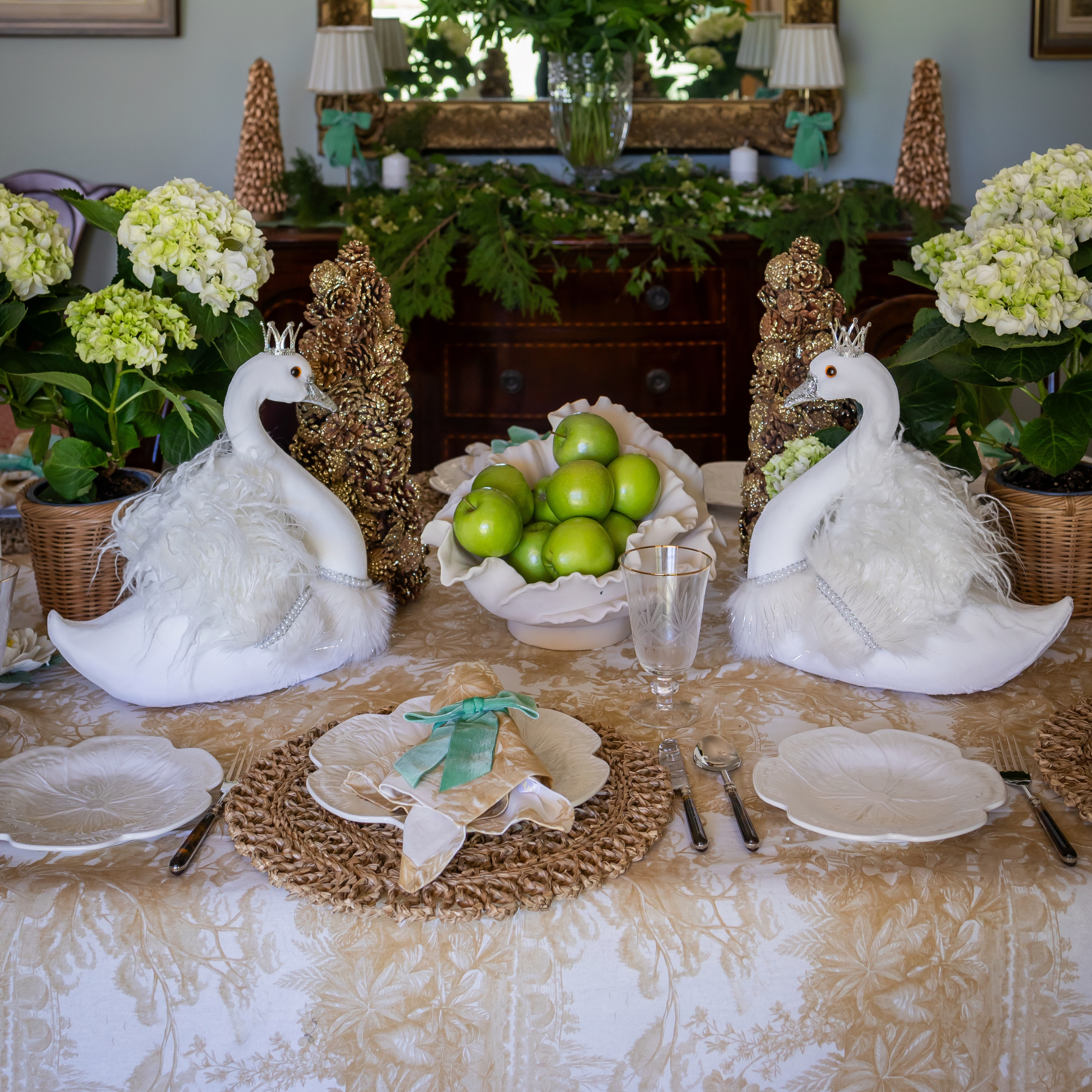 Avignon Toile Napkin Set (Set of 4) - LUXE AND BEAU