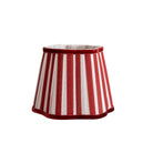 Red Stripe Scallop Lamp Shade - LUXE AND BEAU