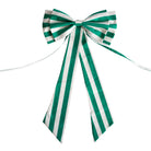 Green Stripe Bow - LUXE AND BEAU