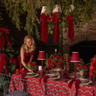 Rouge Vine Table Cloth - LUXE AND BEAU