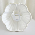 Buy Luxe Cushions & Linens - Beige Velvet Scallop Trim Shade & Gold Base  - USB Table Lamp - By Luxe & Beau Designs 