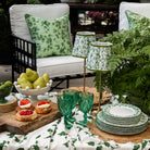 Buy Luxe Cushions & Linens - Ivy Scallop Shade & Gold Base - USB Table Lamp - By Luxe & Beau Designs 