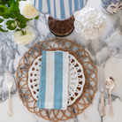 Provence Blue Stripe Napkin (Set of 4) - LUXE AND BEAU
