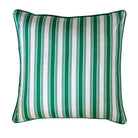Green Stripe Cushion 50x50cm - LUXE AND BEAU