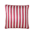 Red Stripe Cushion 50x50cm - LUXE AND BEAU