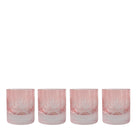 Blush Cut Glass Tumbler (Set of 4) - LUXE AND BEAU