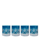 Sapphire Cut Glass Tumbler (Set of 4) - LUXE AND BEAU