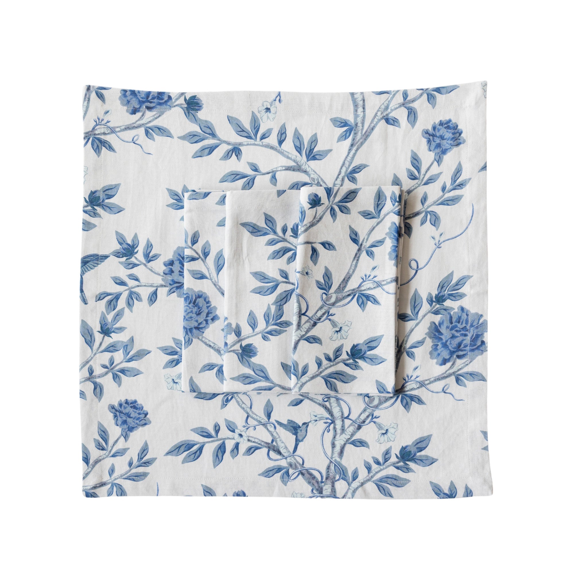 Versailles Blue Chinoiserie Napkin (Set of 4) - LUXE AND BEAU