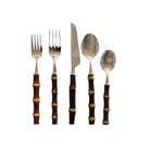 Buy Luxe Cushions & Linens - Burnt Bamboo 5pce Cutlery Set - By Luxe & Beau Designs 