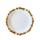 Buy Luxe Cushions & Linens - Gilded Dinner Plate - By Luxe & Beau Designs 