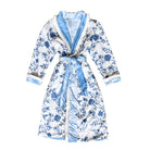 Versailles Reversible Velvet Robe Blue - LUXE AND BEAU
