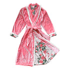 Chateau Rose Reversible Velvet Robe Pink - LUXE AND BEAU