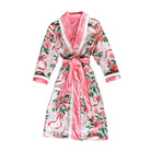 Chateau Rose Reversible Velvet Robe Pink - LUXE AND BEAU
