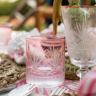 Blush Cut Glass Tumbler (Set of 4) - LUXE AND BEAU