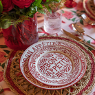 Ruby Octagon Seagrass Placemat (Set of 4) - LUXE AND BEAU