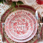 Ruby Octagon Seagrass Placemat (Set of 4) - LUXE AND BEAU