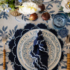 Blue Bon Appetit Dinner Plate - LUXE AND BEAU