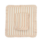 Buy Luxe Cushions & Linens - Blush Linen Ruffle Linen Napkin (Set Of 4) - By Luxe & Beau Designs 