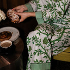 Versailles Green Chinoiserie Pyjama Set - LUXE AND BEAU