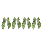 Small Moss Green Velvet Bow (Set of 4) - LUXE AND BEAU