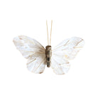 Buy Luxe Cushions & Linens - White and Gold Butterflies (Set of 6) - By Luxe & Beau Designs 